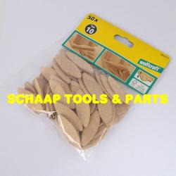 Houtverbindingsplaat lamellen Type 10 maat 53 x 19 x 4 mm per 50 verpakt | 2922